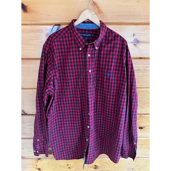 U.S. Polo Assn. Other - U S Polo Assn Men’s XLT Buffalo Plaid Long Sleeve Shirt